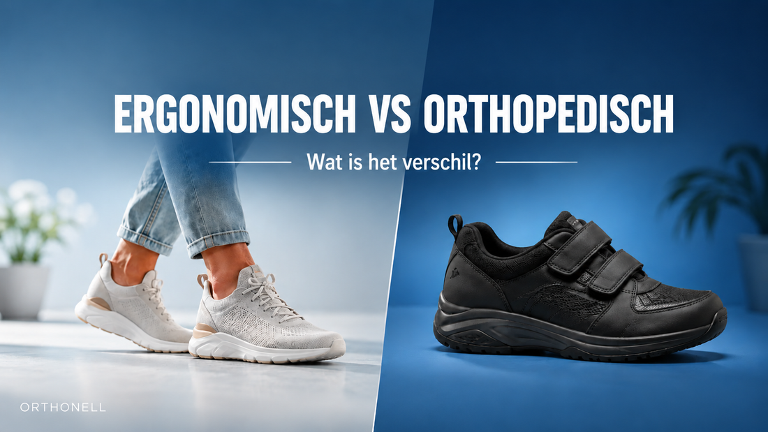 Wat is het verschil tussen ergonomische en orthopedische schoenen?