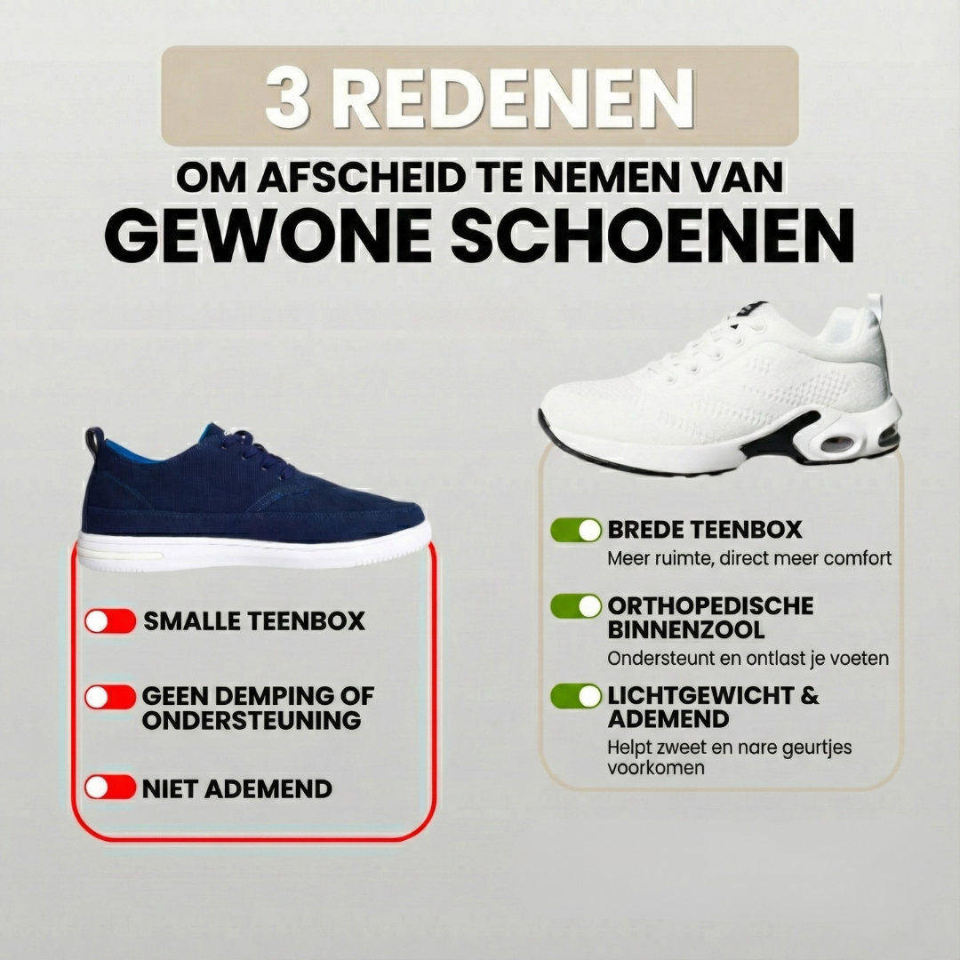 ComfortaStep - ergonomische wandelsneaker