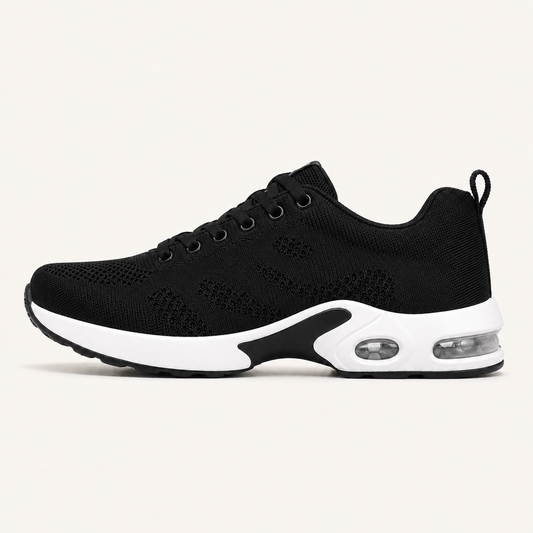 ergonomische sneaker dames kleur zwart