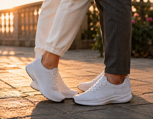 ergonomische sneakers wit unisex dames en heren