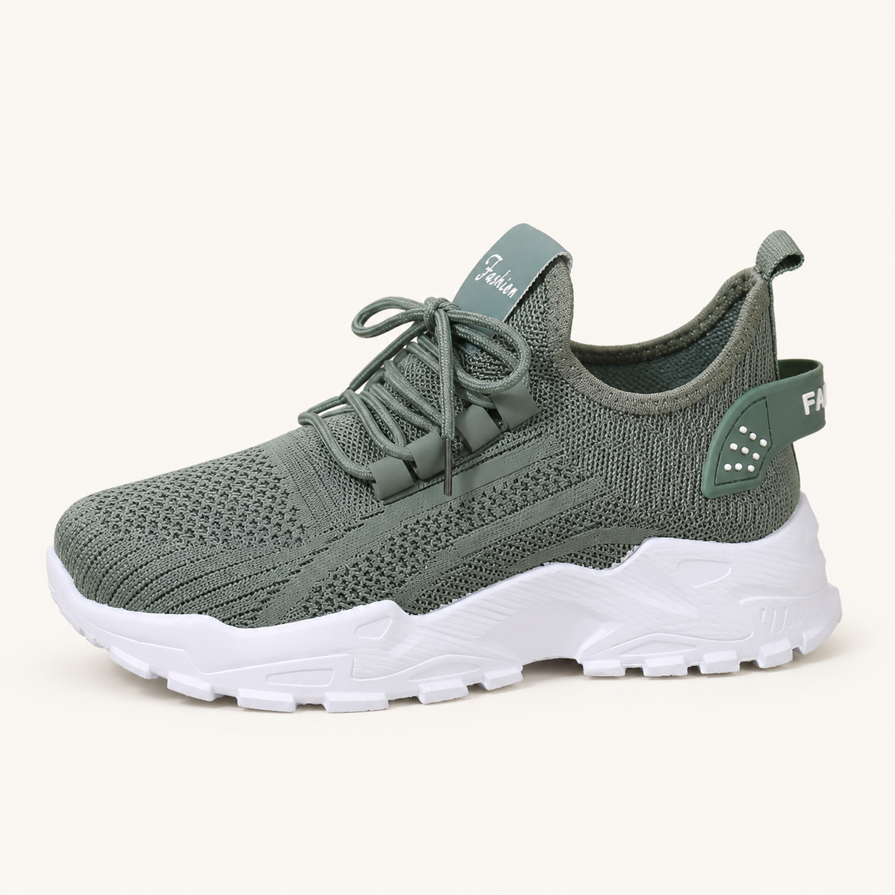 Orthonell Support Ease™_studio_foto_orthopedische_schoen_kleur_groen_zijaanzicht