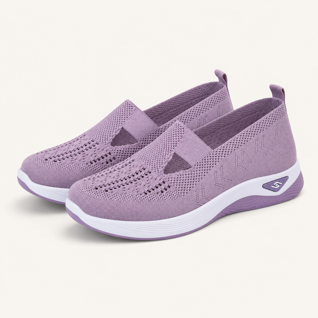 Orthonell Support Flow™_ergonomische_schoen_model_foto_kleur_licht_paars_wit