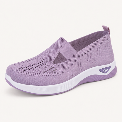 Orthonell Support Flow™_ergonomische_schoen_model_foto_kleur_licht_paars_wit