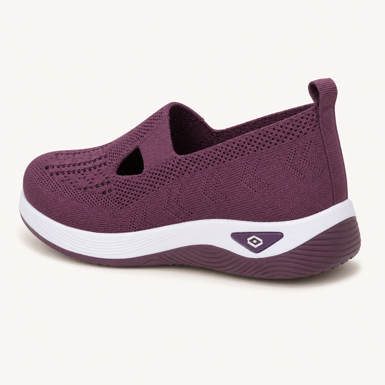 Orthonell Support Flow™_ergonomische_schoen_model_foto_kleur_paars_wit