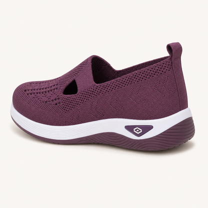 Orthonell Support Flow™_ergonomische_schoen_model_foto_kleur_paars_wit