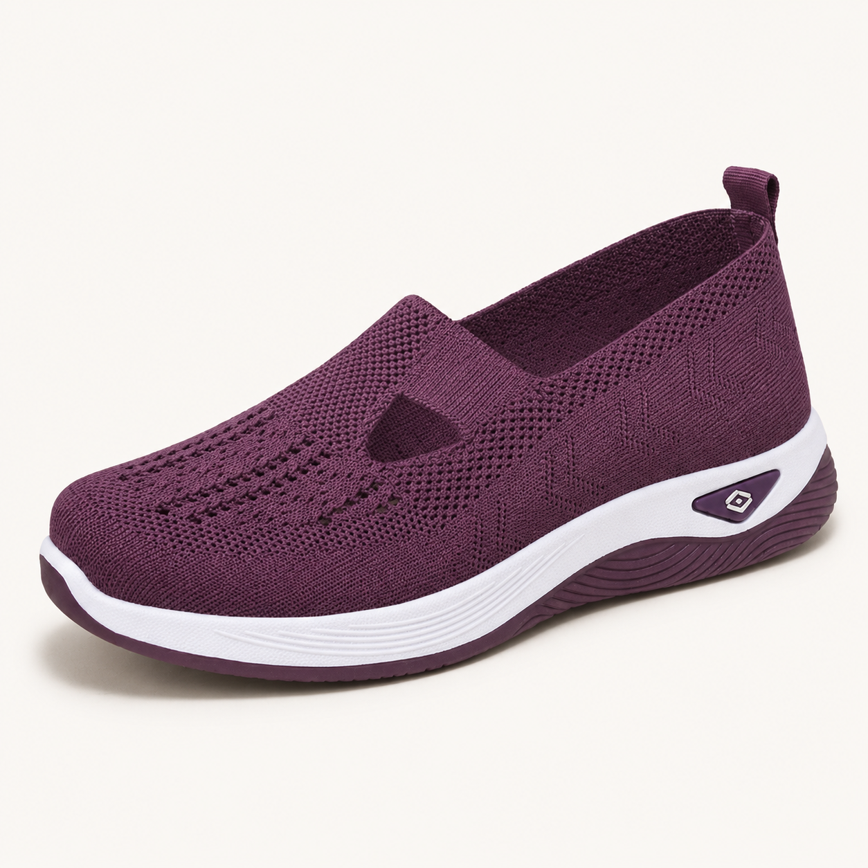 Orthonell Support Flow™_ergonomische_schoen_model_foto_kleur_paars_wit