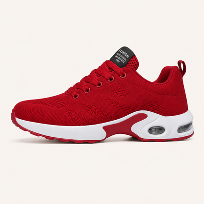 motion_flex_ergonomische_schoen_kleur_rood_zijaanzicht
